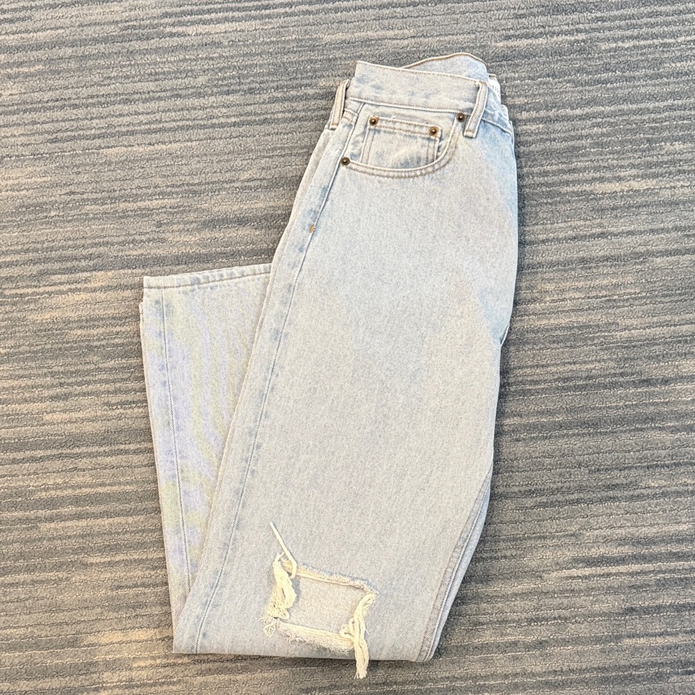 Light Blue ripped Women Jeans